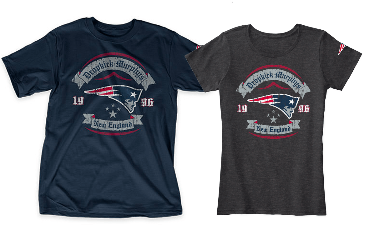 New England Patriots X Dropkick Murphys Official Shirt Dropkick Murphys